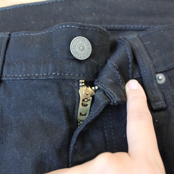 BLACK LEVI'S JEANS MEN'S W 33 L 30 CA00342 WPL423 - Picture 4 of 7